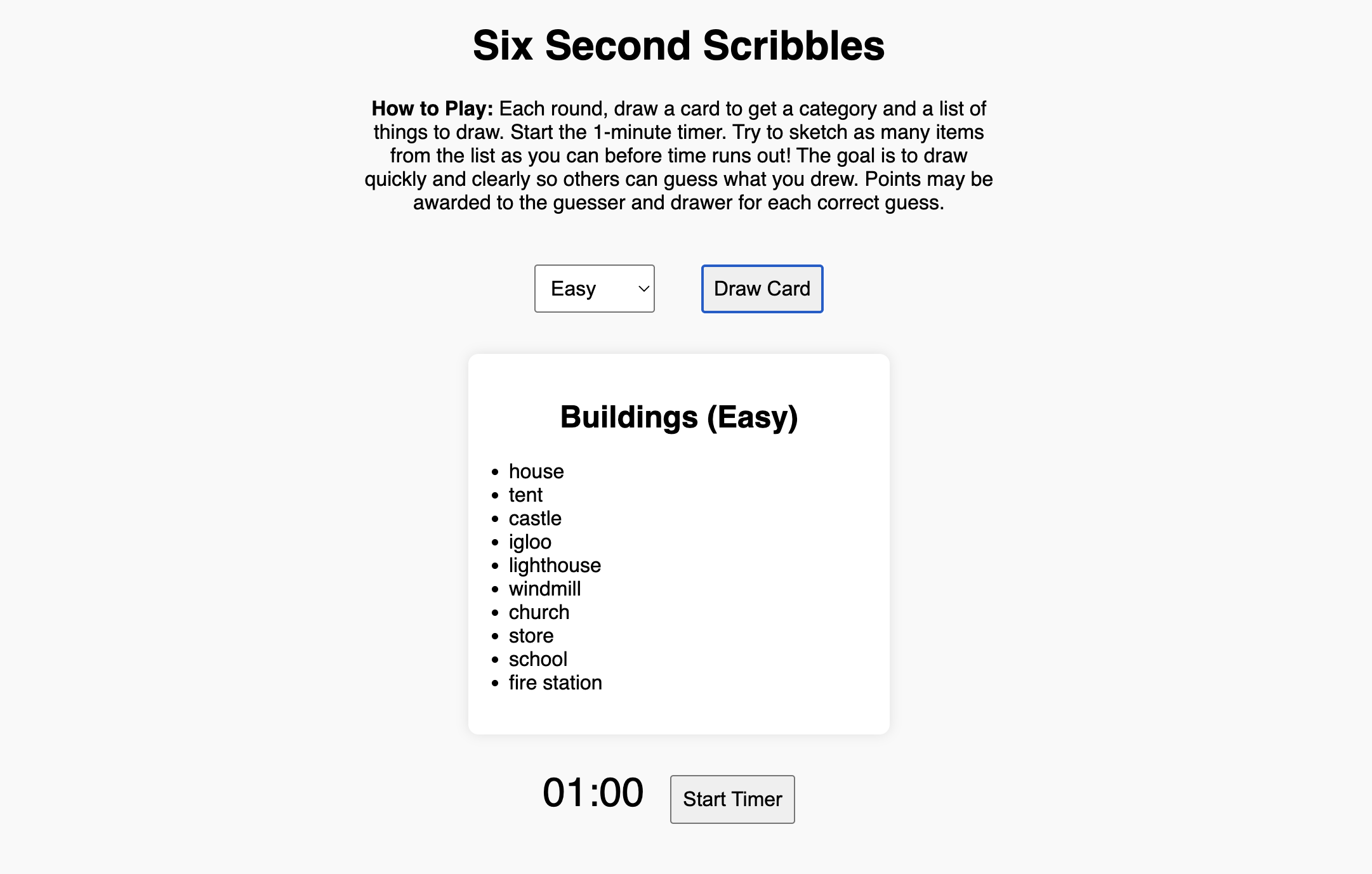 6 second scribbles
