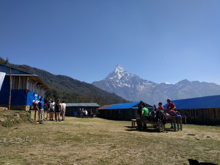 The view from Low Camp