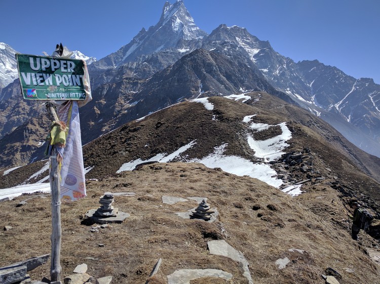 Arriving at Upper View Point